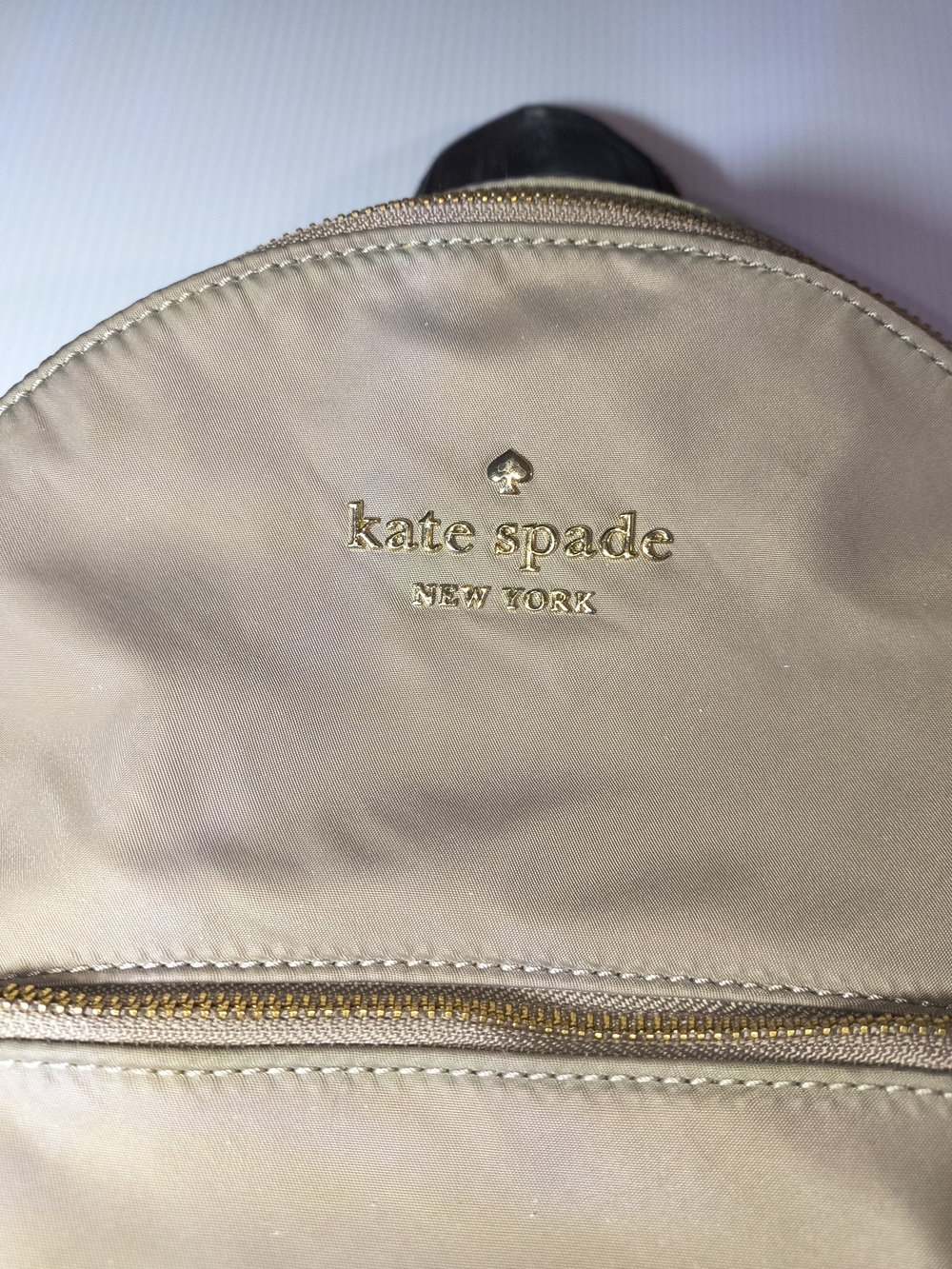 Kate Spade Beige Nylon Backpack ✨ Genuine